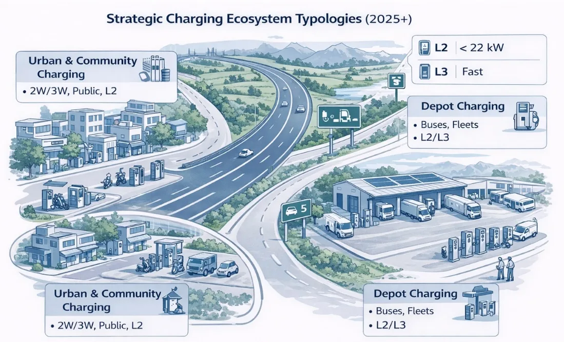 Pakistan EV roadmap charging ecosystem illustration