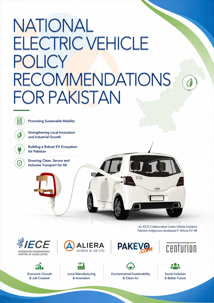 National Electric Vehicle Policy recommendations for Pakistan — cover